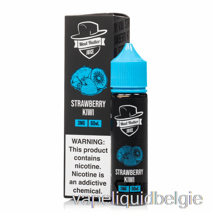 Vape Smaken Aardbei Kiwi - Gekke Hoedenmaker - 60ml 6mg